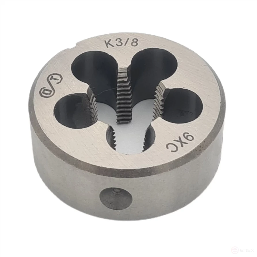 Плашка K 3/8 (Ф45) 9ХС 6g (ОТ) (1*5)