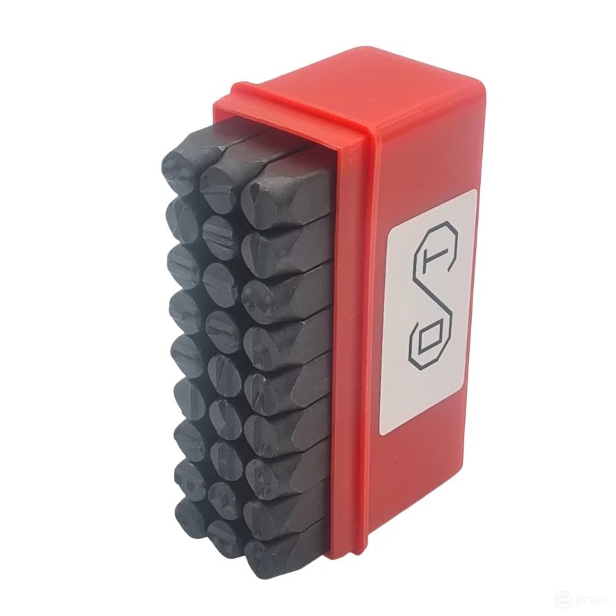 Клеймо буквенное латиница № 8 (комплект 27 шт.) (ОТ)