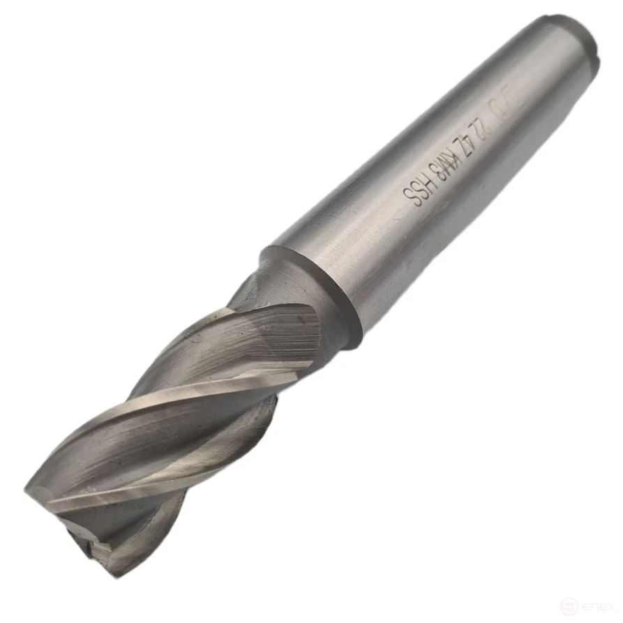 End milling cutter k/xv 22x38x140 z-4 KM3 HSS (FROM)