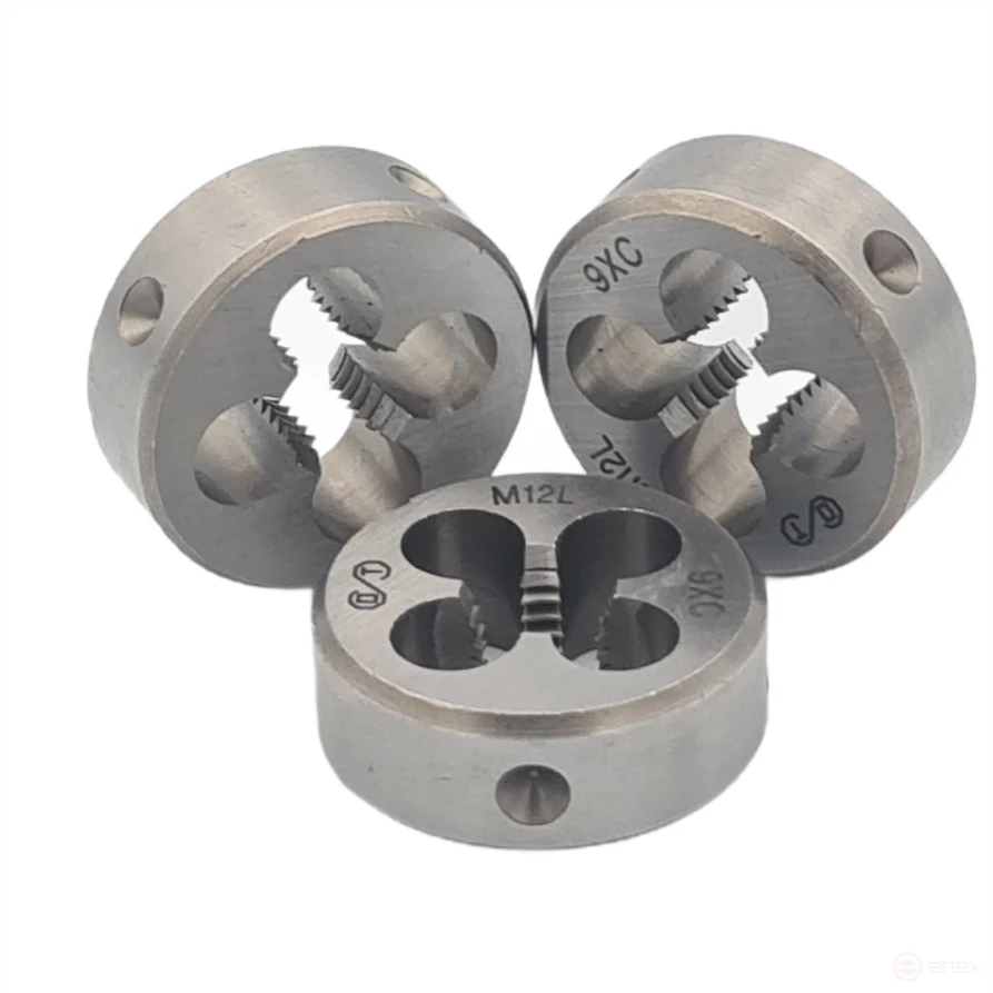 Плашка М 12х1,75 (Ф38) 9ХС 6g левая (ОТ) (1*5)