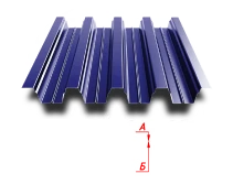 Профлист Н75 750/800 0.7 мм RAL 5002