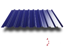 Профлист МП20 1100/1150 0.65 мм RAL 5002