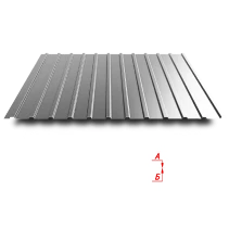 Trapezoidal sheet C10 1100/1160 0.4 mm high