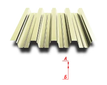 Профлист Н75 750/800 0.55 мм RAL 1014