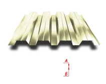 Profile sheet H60 845/902 0.55 mm RAL 1014