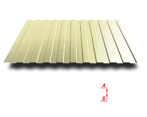 Профлист С8 1150/1200 0.5 мм RAL 1014