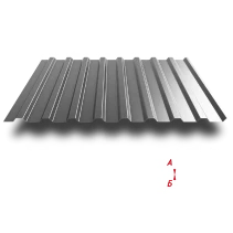 Профлист МП20 1100/1150 0.45 мм ОЦ