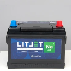 Натриевый стартово — тяговый аккумулятор LITJET Na+ 12V 60Ah 720Wh 1800CCA