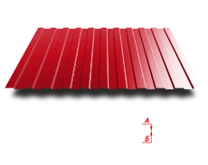 Profiled sheet C8 1150/1200 0.35 mm paintwork