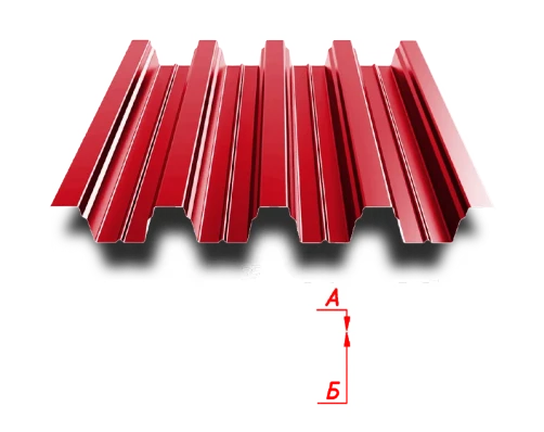Profiled sheet H75 750/800 0.7 mm paintwork