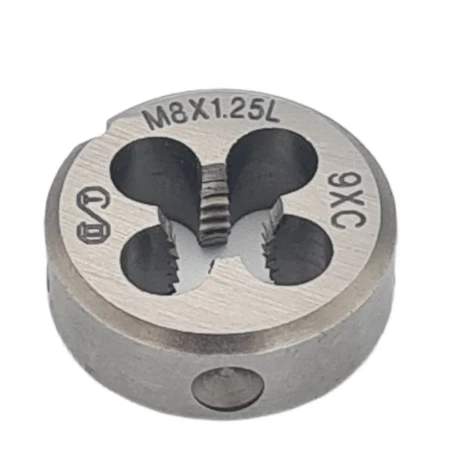 Плашка М 8х1,25 (Ф25) 9ХС 6g левая (ОТ) (1*5)