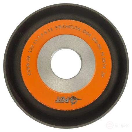 Diamond Grinding Wheel 12v9-20 125x13x2.5x4x32 D64 B9-00 Premium 