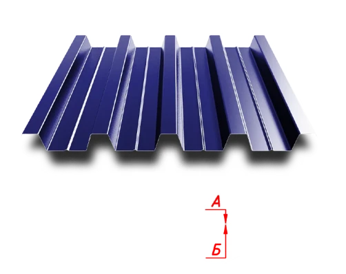 Профлист НС57 750/801 0.5 мм RAL 5002