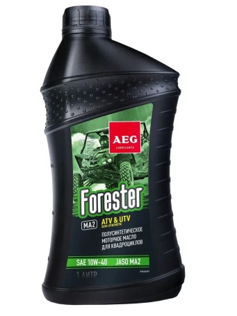 AEG Forester 4Т Масло моторное п/с для 4Т квардроциклов ATV/UTV SAE 10W-40 JASO-MA2 1л