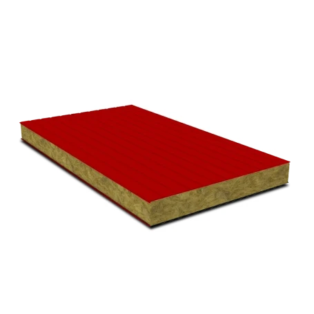Sandwich panel wall 180 mm mineral wool