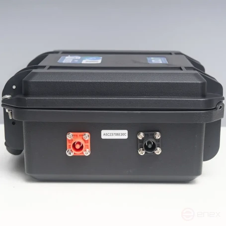 Lithium Traction battery LITJET SMART LiFePO4 12V 50Ah 640Wh with Bluetooth in strongcase