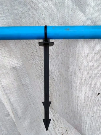 Peg for fastening agricultural fabrics, spunbond, geotextile, covering material and garter Geoplastboard, 18cm. 10 pcs.