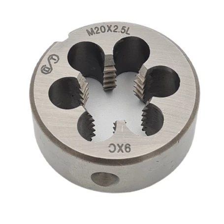 Плашка М 20х2,5 (Ф45) 9ХС 6g левая (ОТ) (1*5)