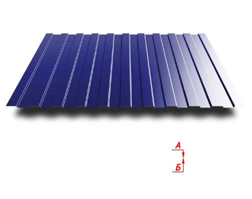 Profile sheet C8 1150/1200 0.65 mm RAL 5002