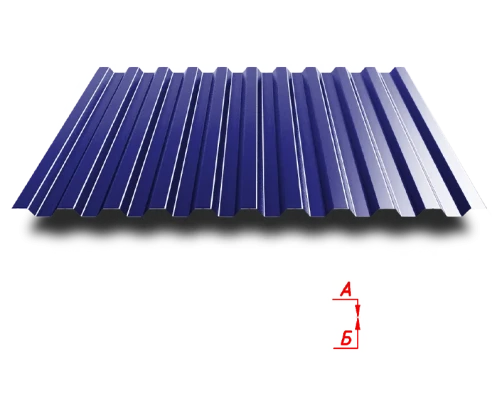 Профлист С21 1000/1050 0.55 мм RAL 5002