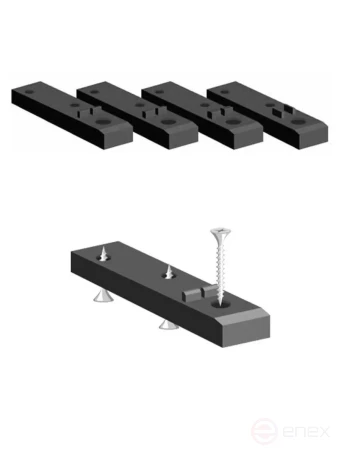 Fasteners for decking - Faster2 mm, set of 100 pcs