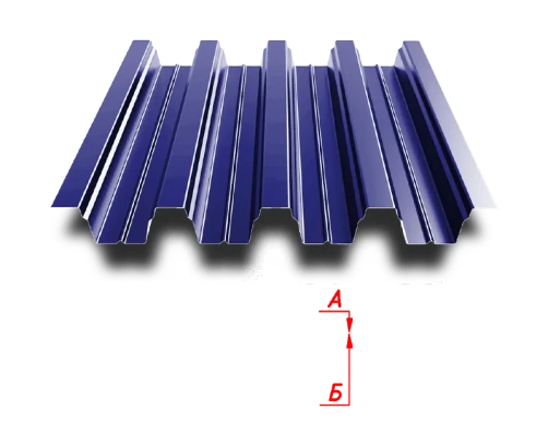 Профлист Н75 750/800 0.5 мм RAL 5002