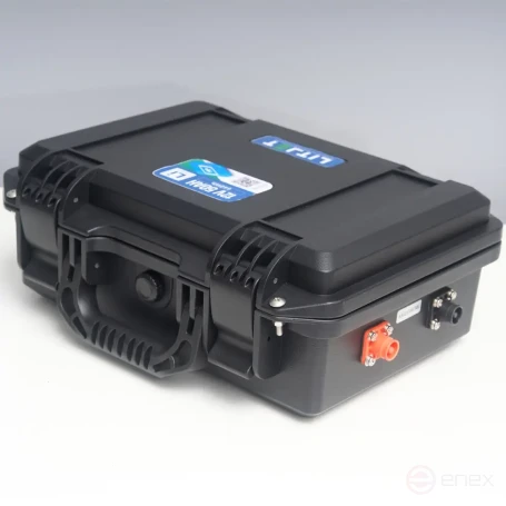 Lithium Traction battery LITJET SMART LiFePO4 12V 50Ah 640Wh with Bluetooth in strongcase