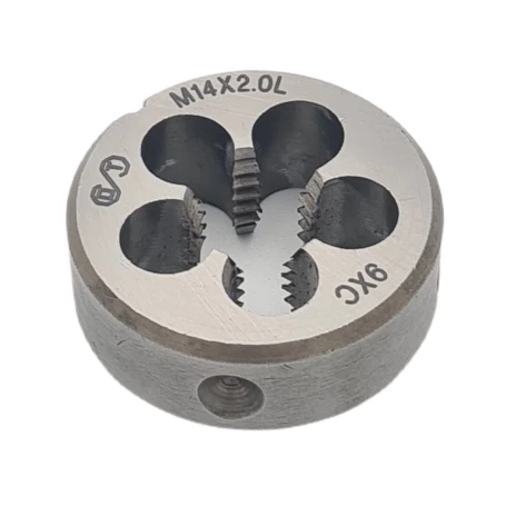 Плашка М 14х2,0 (Ф38) 9ХС 6g левая (ОТ) (1*5)