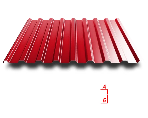 Trapezoidal sheet C20R 1100/1150 0.4 mm paintwork