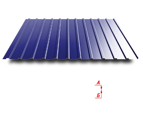 Trapezoidal sheet C10 1100/1160 0.4 mm RAL 5002