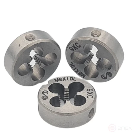 Плашка М 6х1,0 (Ф20) 9ХС 6g левая (ОТ) (1*10)