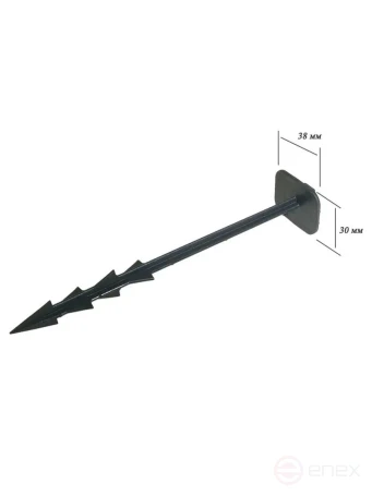 Peg for fastening agricultural fabrics, spunbond, geotextile, covering material and garter Geoplastboard, 18cm. 100 pcs.
