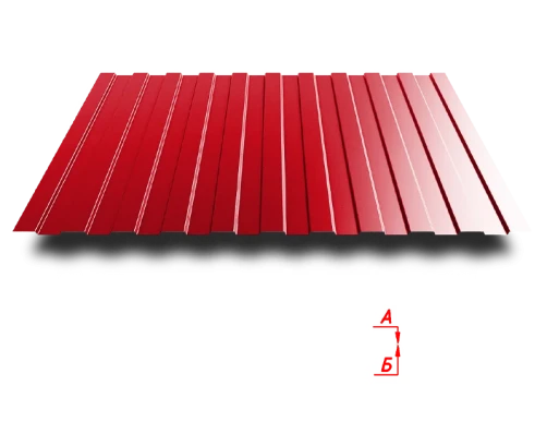 Profiled sheet C8 1150/1200 0.65 mm paintwork