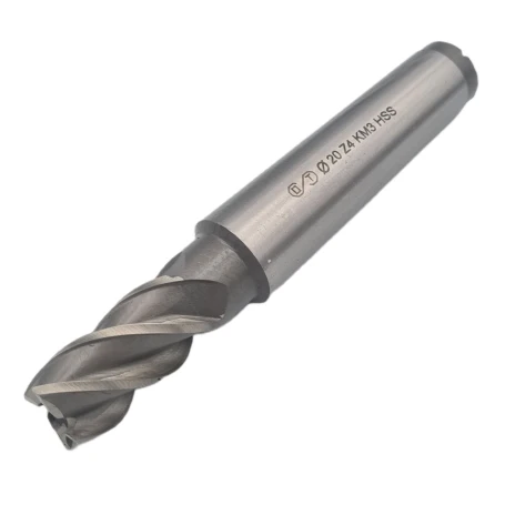 End milling cutter k/xv 20x38x140 z-4 KM3 HSS (FROM)