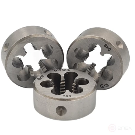 Плашка М 20х2,5 (Ф45) 9ХС 6g левая (ОТ) (1*5)