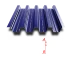 Профлист Н75 750/800 0.7 мм RAL 5002