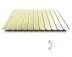 Trapezoidal sheet C10 1100/1160 0.55 mm RAL 1014