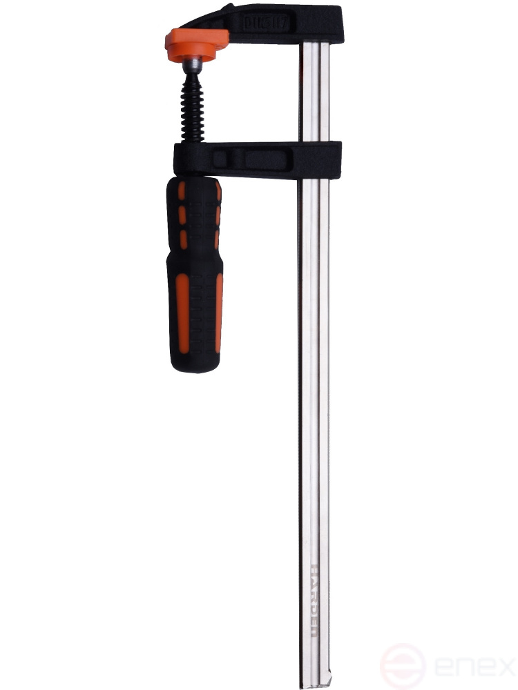 Rackandpinion clamp, reinforced, handle,120*300mm/ HARDEN Enex