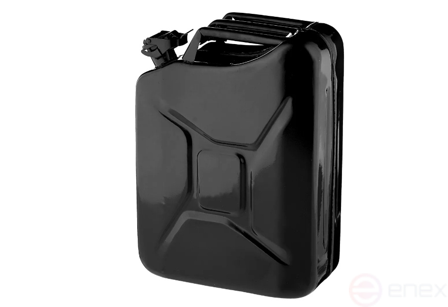 Metal canister 20 liters black Enex