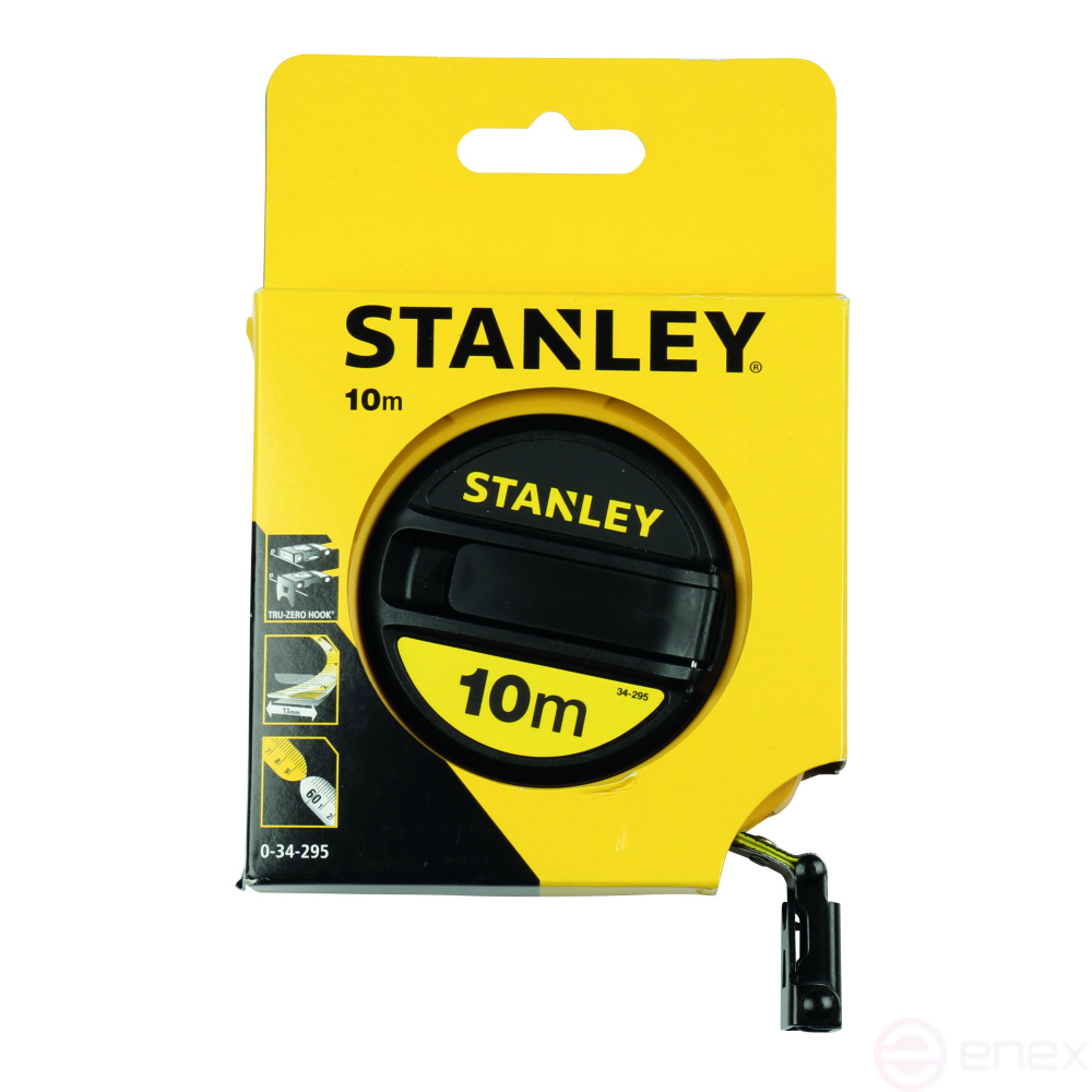 Stanley Closed Case Fibreglass Tape 20m (Width 12.7mm)